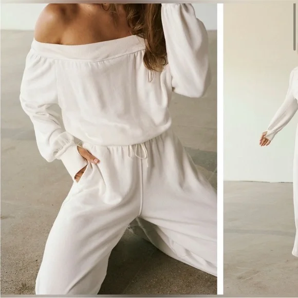 NWT Free People FP Movement One To Beat Onesie - ivory white - Medium *IR* - Picture 3 of 11